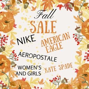 FALL SALE!!!!!!